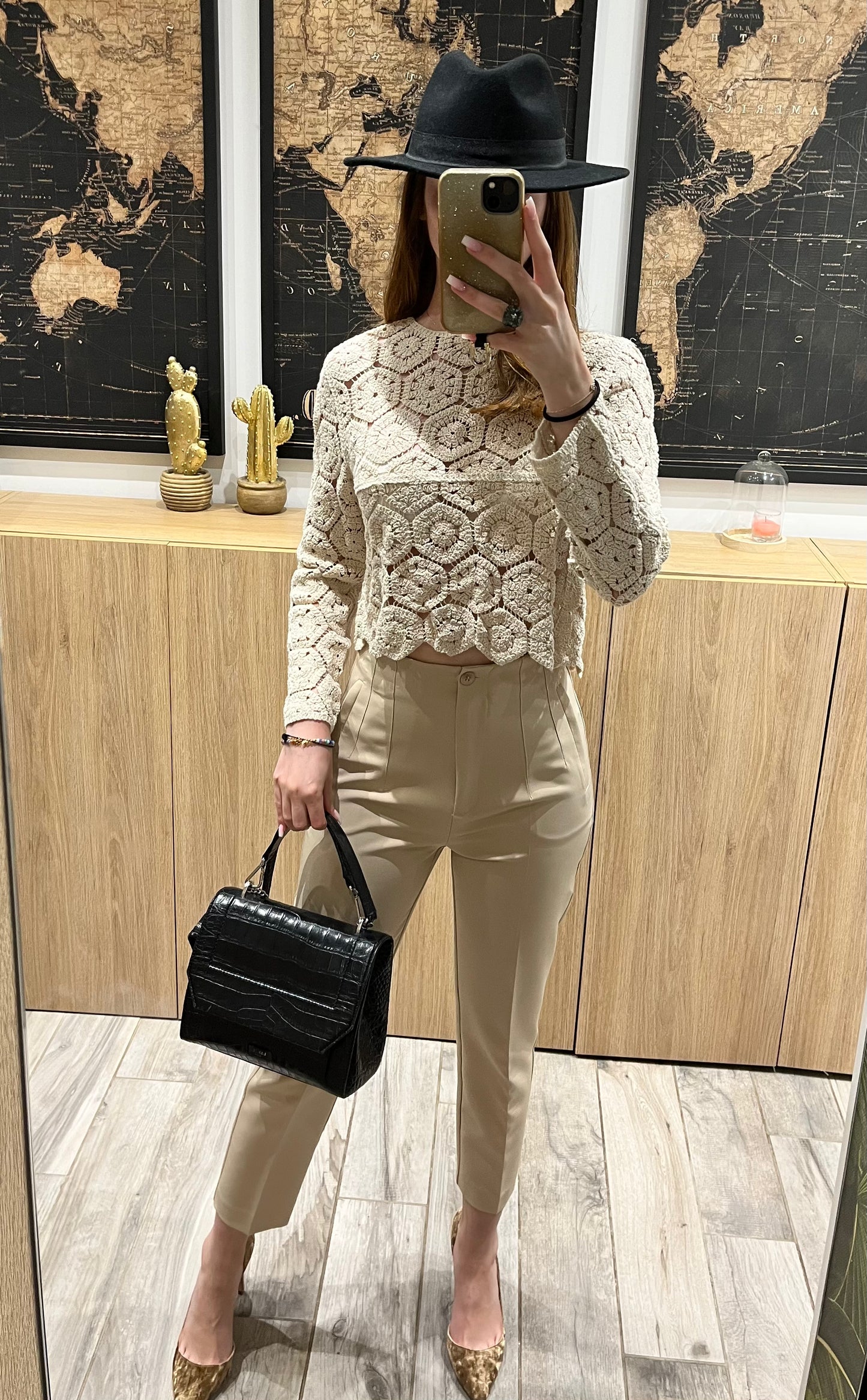 Pantalon à pince