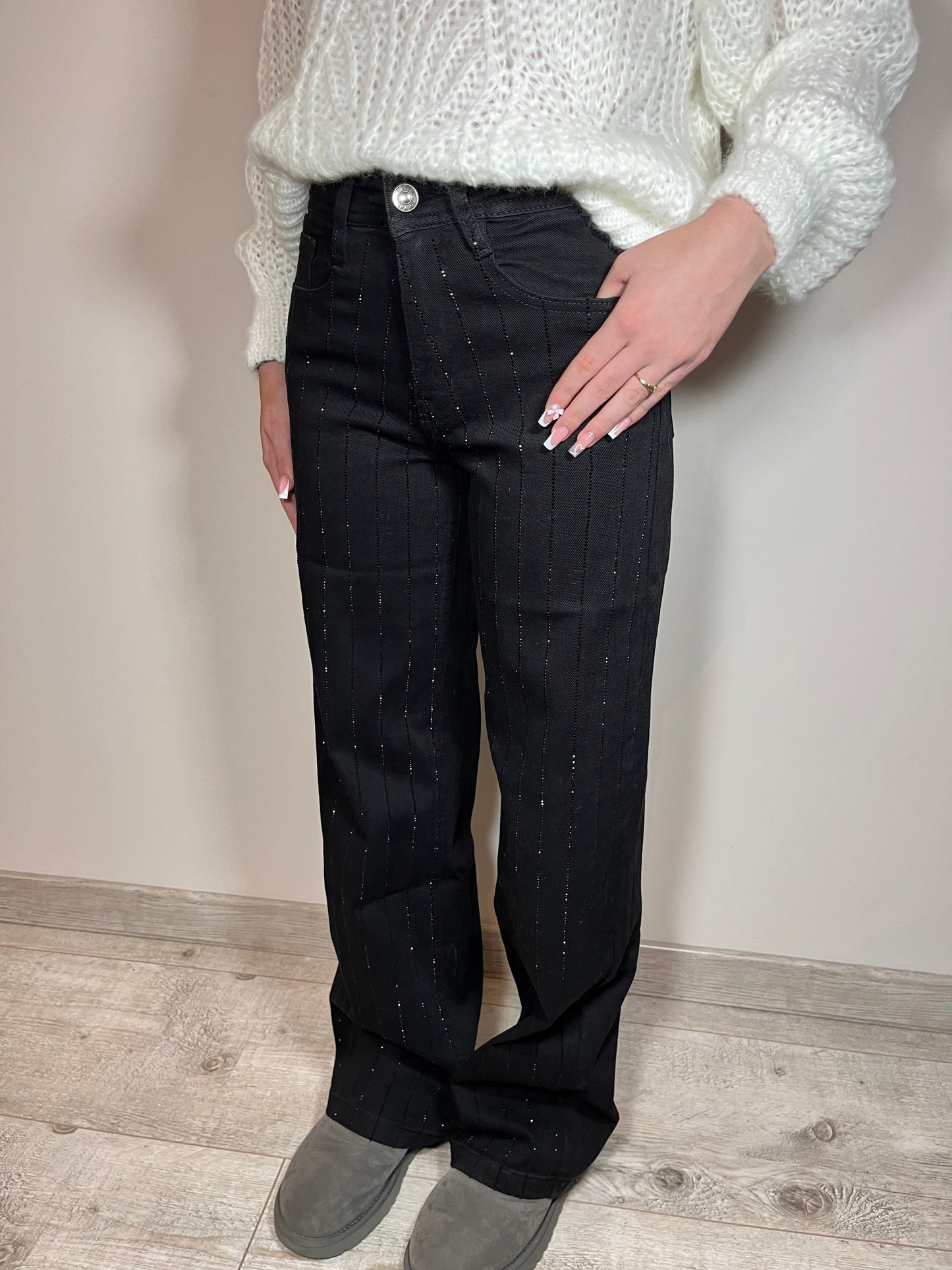 Jean à strass