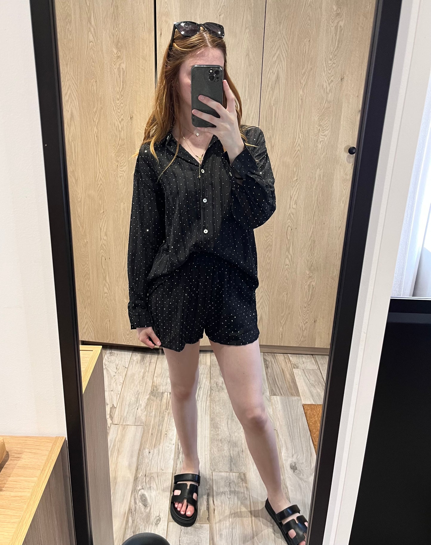 Chemise strass