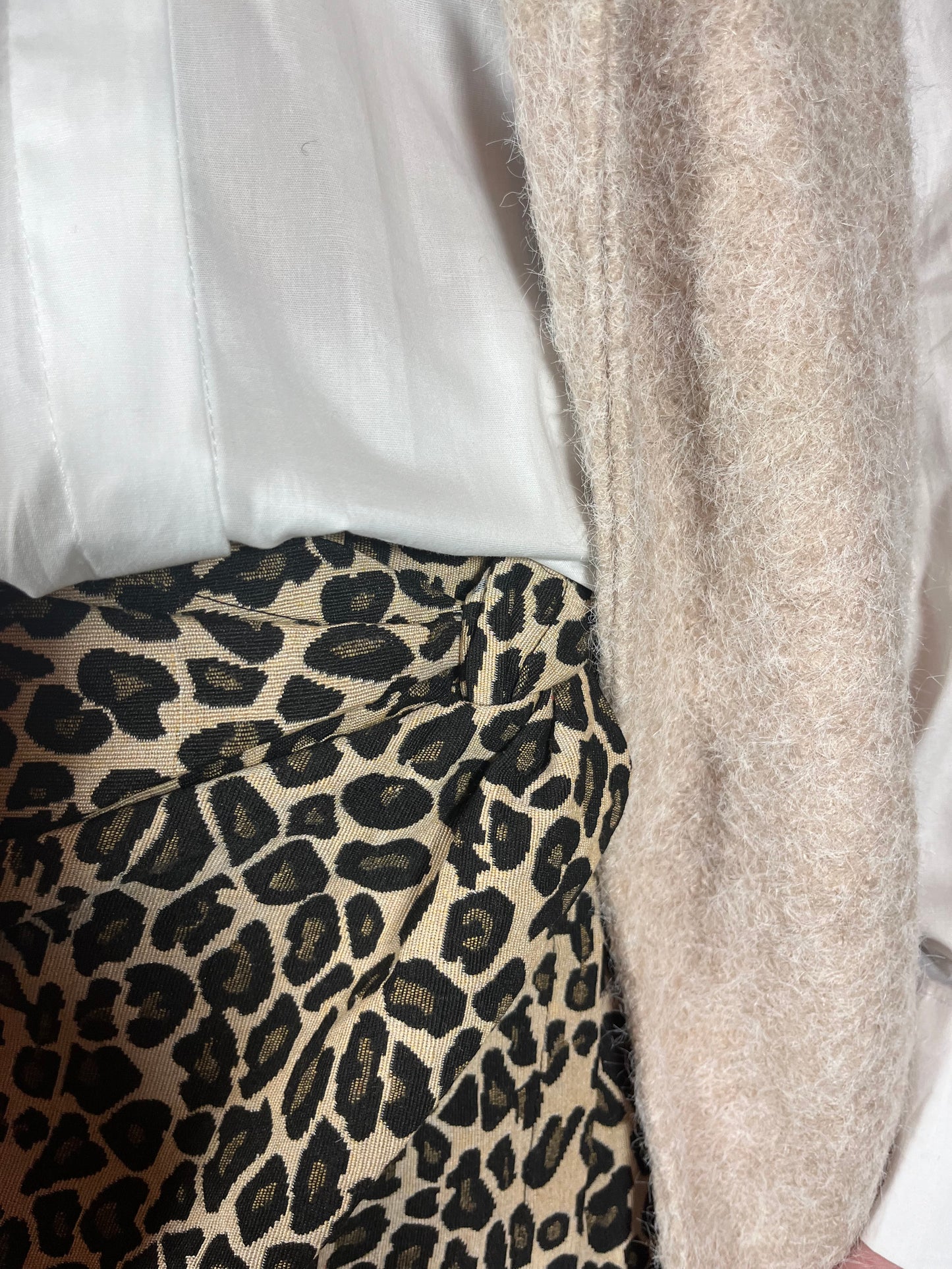 Jupe short léopard
