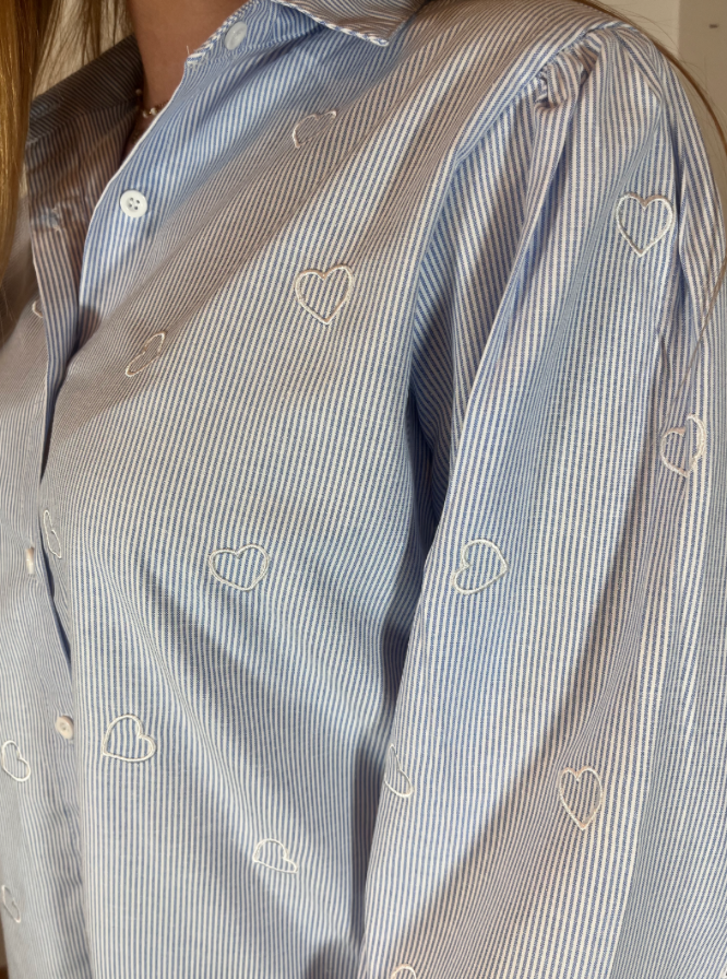 Chemise coeur Marianne
