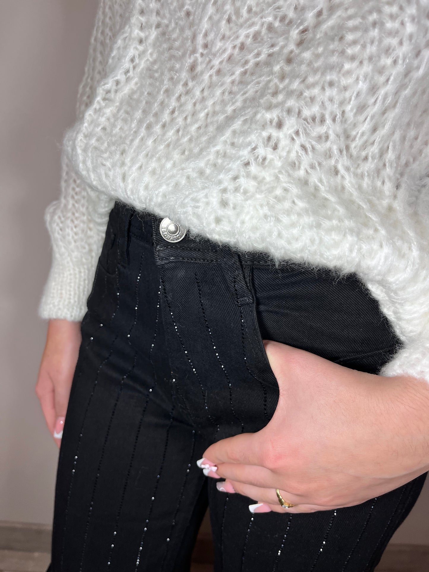 Jean à strass