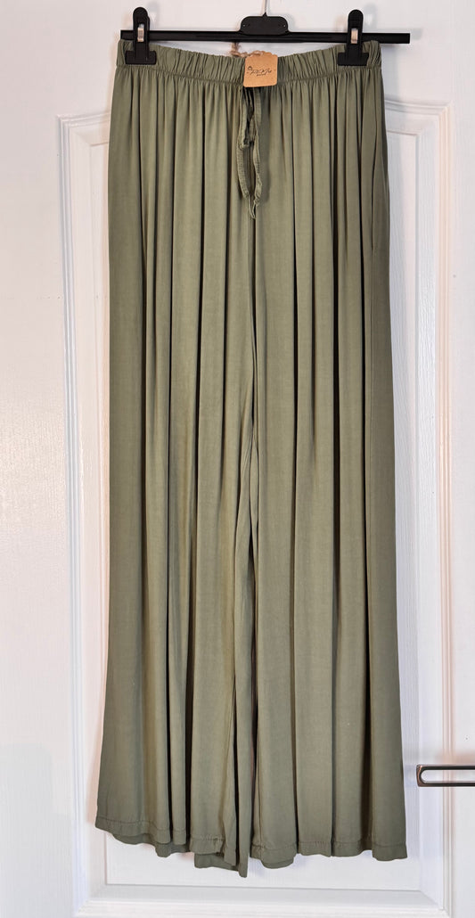 Pantalon kaki fluide